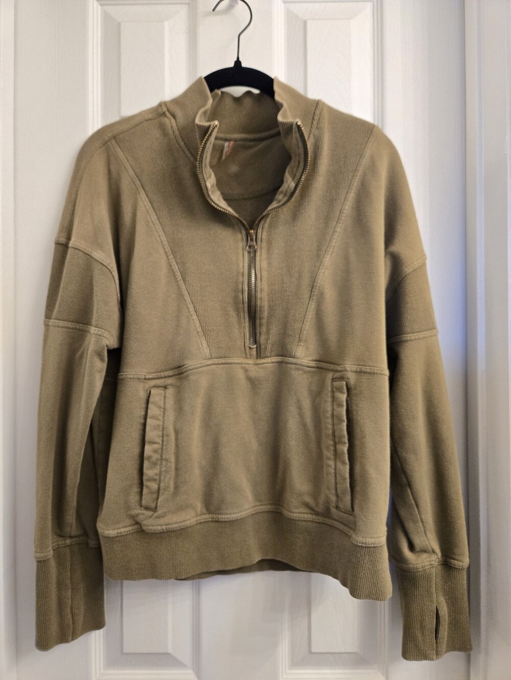 Free People Movement Pullover Half Zip Sweatshirt Women's Size Medium